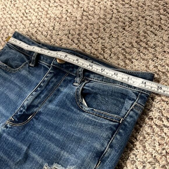 American Eagle Super Stretch High Waist Jegging Size 4‎ Distressed and destroyed - Picture 8 of 8